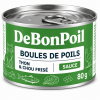 DE BON POIL Pâtée ''Boules de poils'' - thon et chou frisé en sauce 80g