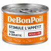thon-crevette-bouillon.png DE BON POIL Pâtée ''Stimule l'appétit'' - Thon et crevette en bouillon 80g