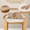 tour-pour-chat-sur-lev-e-pv10149be-2.jpeg Tour surélevée pour chat en bambou – Élégance, confort et bien-être